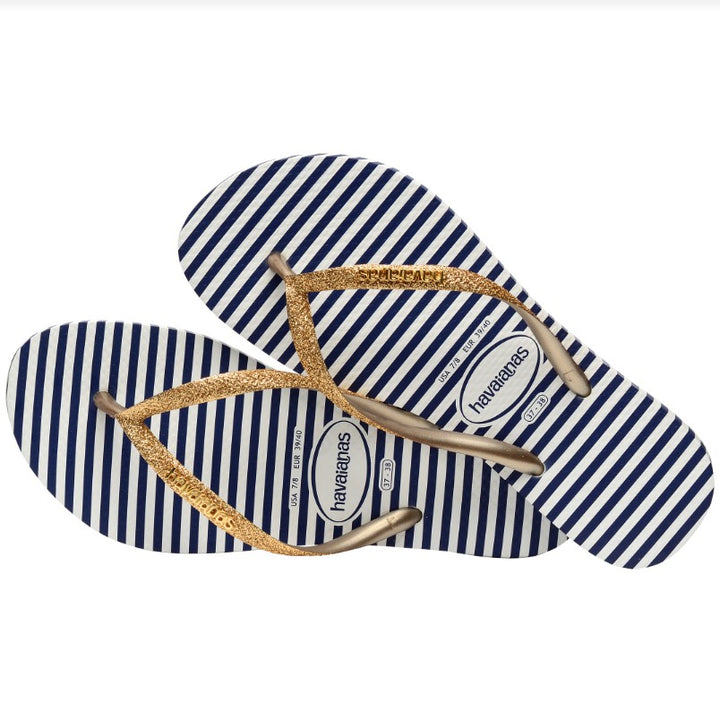 Copy of Slim Glitter Stripe Havaianas