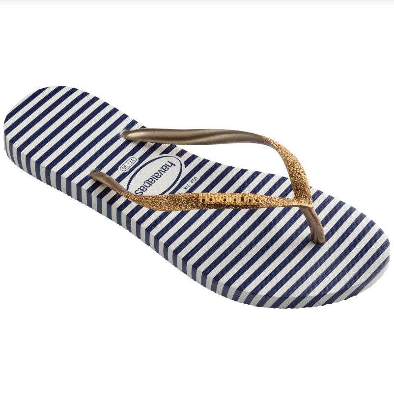 Copy of Slim Glitter Stripe Havaianas