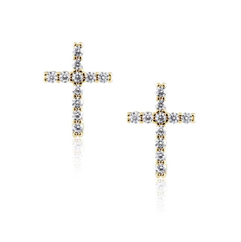 Glitz Cross Stud - Jaffi&