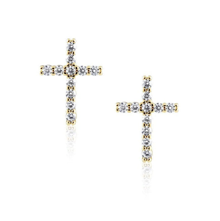 Glitz Cross Stud - Jaffi&