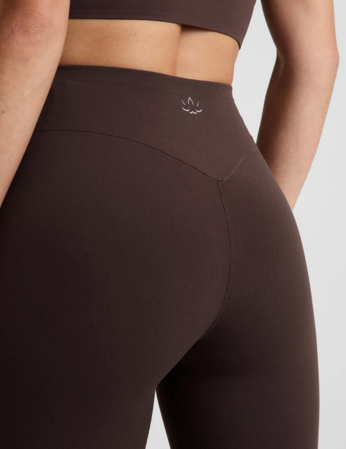 Glowzone High Waist Midi Legging - Cocoa Plum