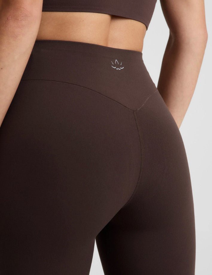 Glowzone High Waist Midi Legging - Cocoa Plum - Jaffi&