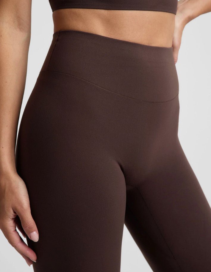 Glowzone High Waist Midi Legging - Cocoa Plum - Jaffi&