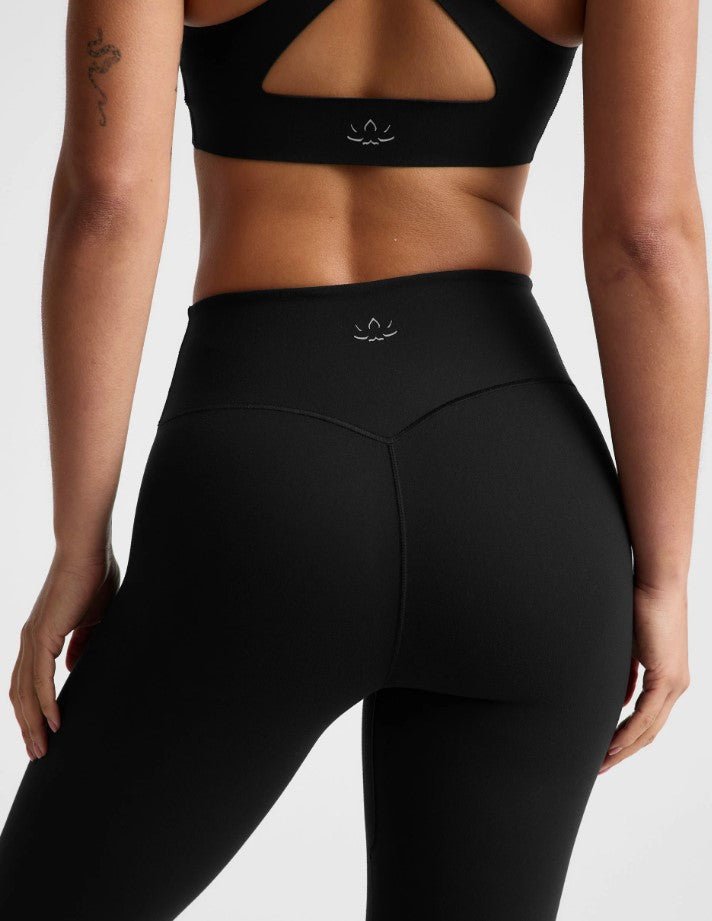 Glowzone High Waist Midi Legging - Pitch Black - Jaffi&