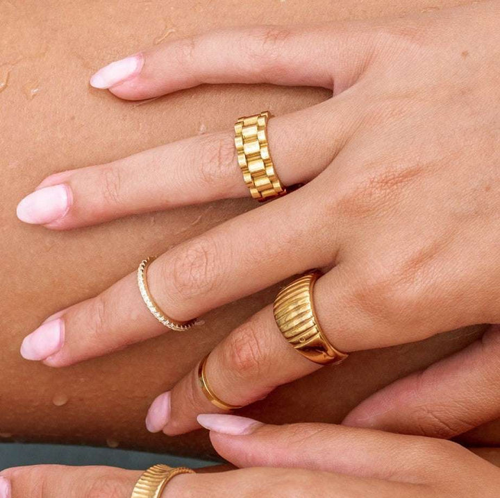 Gold Boca Ring - Jaffi's