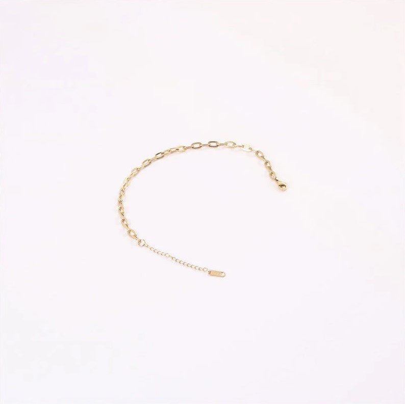 Gold Everly Anklet - Jaffi's