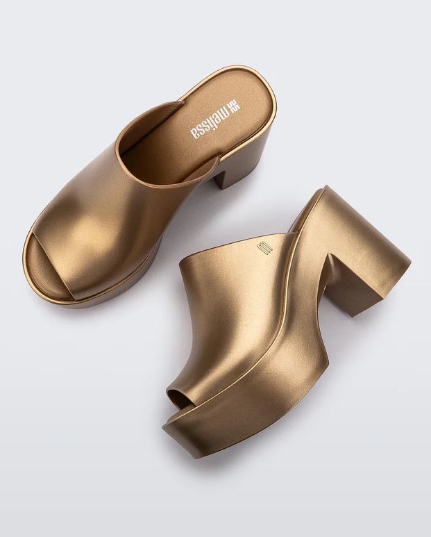 Melissa Mule Hype - Metallic Gold