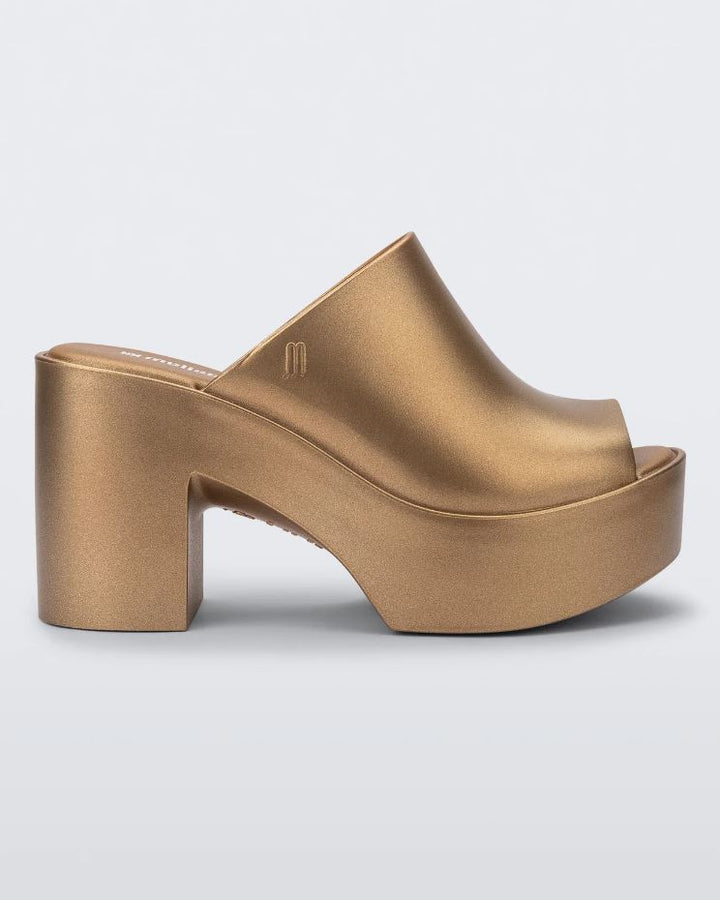 Melissa Mule Hype - Metallic Gold