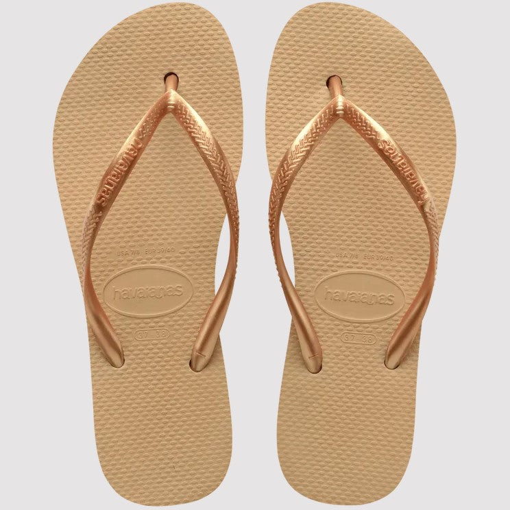Golden Slim Flatform Sandal