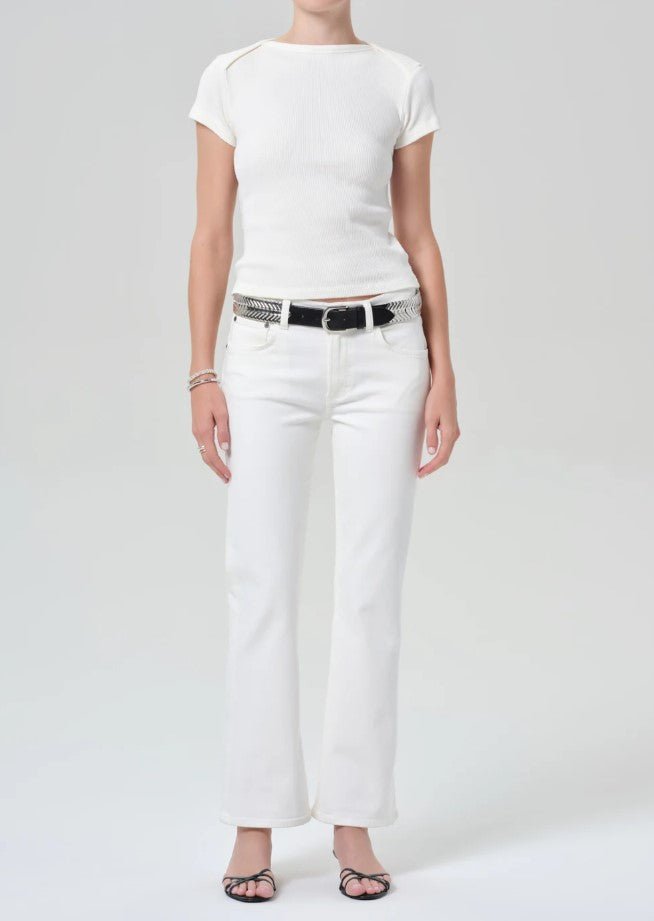 Goldie Mid Rise Kick Flare - Pashmina - Jaffi's