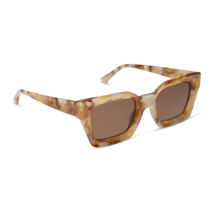 Greer Sunglasses - Gilded Tortoise + Brown Polarized