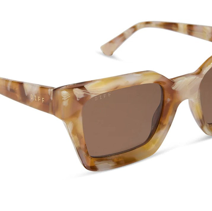 Greer Sunglasses - Gilded Tortoise + Brown Polarized