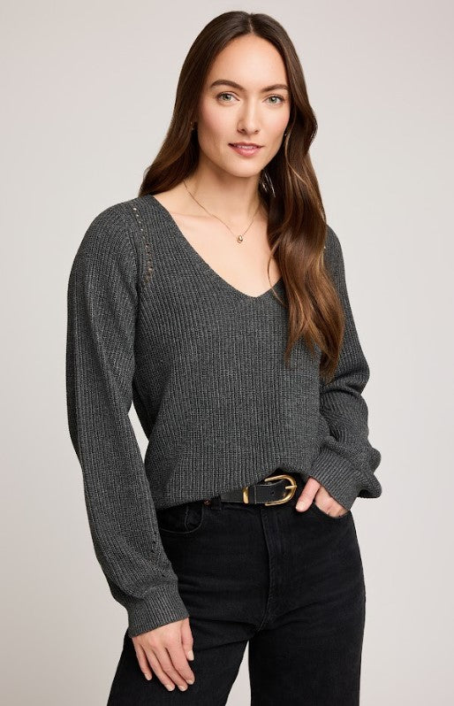 Hailey Sweater - Heather Charcoal