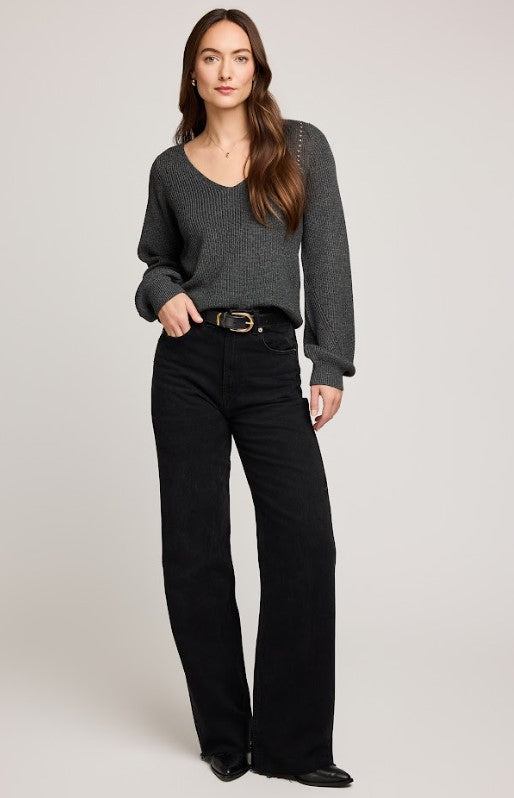 Hailey Sweater - Heather Charcoal