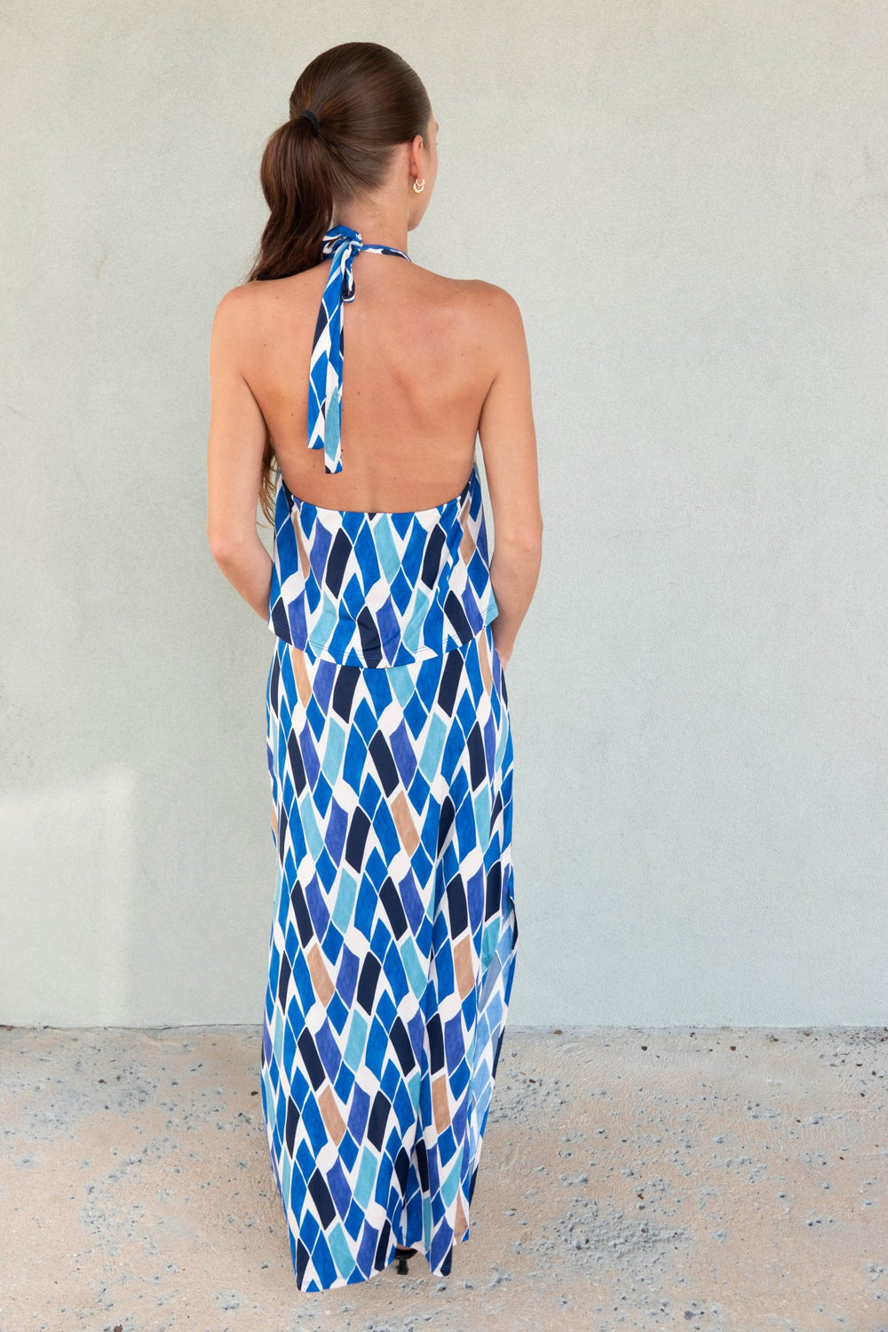 Halter Maxi Dress - Delaney - Jaffi's