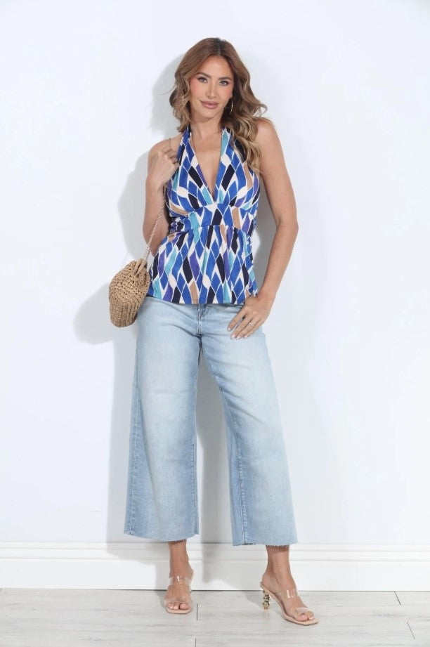 Deep V Halter Tank - Delaney