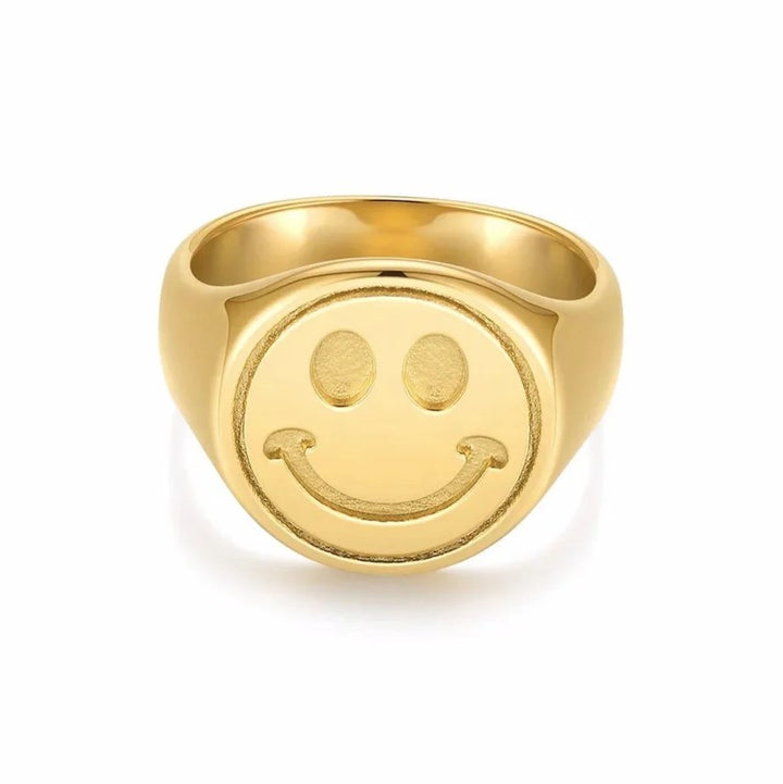 Happy Signet Ring