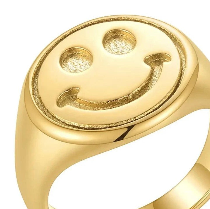 Happy Signet Ring