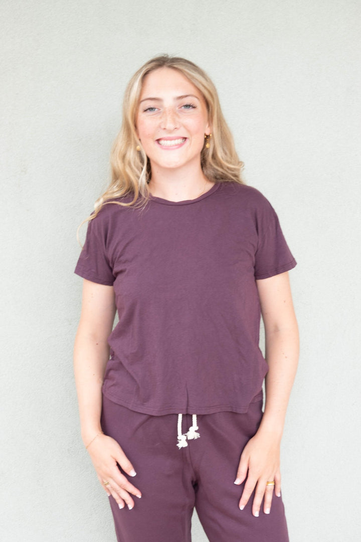 Harley Boxy Crew Tee - Cherry Lacquer - Jaffi&