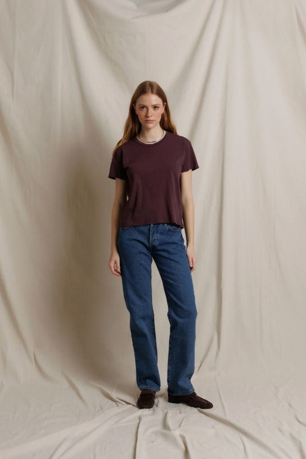 Harley Boxy Crew Tee - Cherry Lacquer - Jaffi&