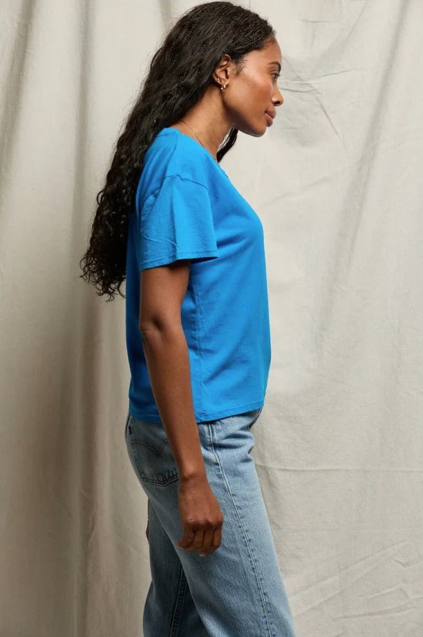 Harley Boxy Crew Tee - Cobalt - Jaffi's