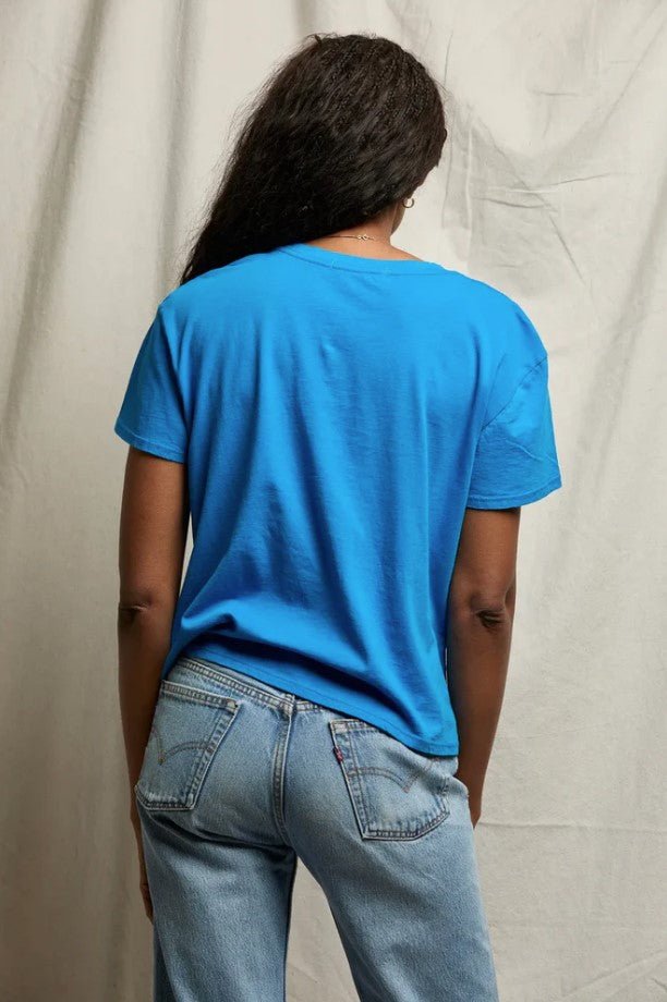 Harley Boxy Crew Tee - Cobalt - Jaffi's