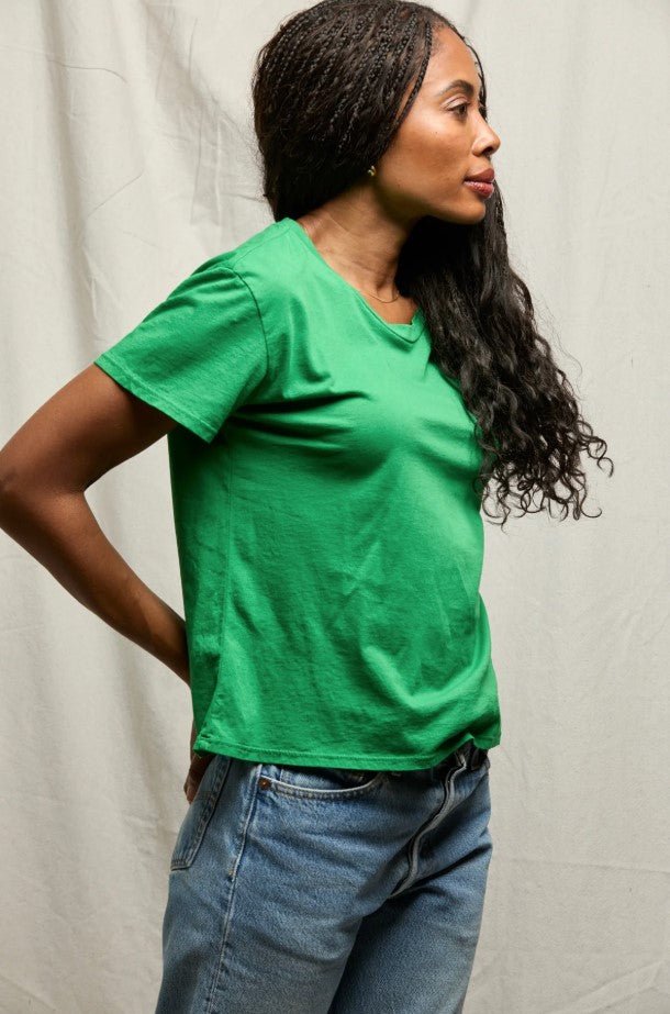 Harley Boxy Crew Tee - Grass - Jaffi's