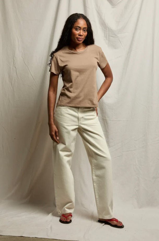 Harley Boxy Crew Tee - Mocha - Jaffi's