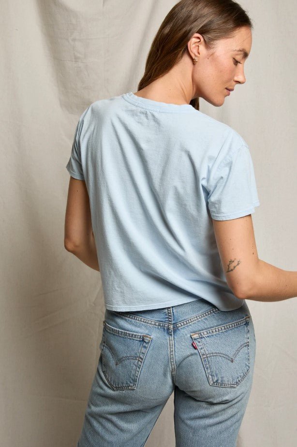 Harley Boxy Crew Tee - Powder Blue - Jaffi's