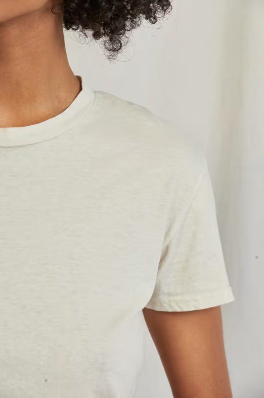 Harley Boxy Crew Tee - Sugar - Jaffi's