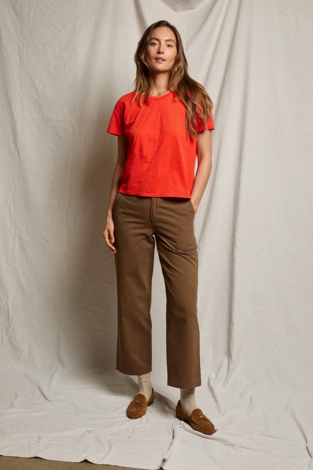 Harley Boxy Crew Tee - Tomato - Jaffi's