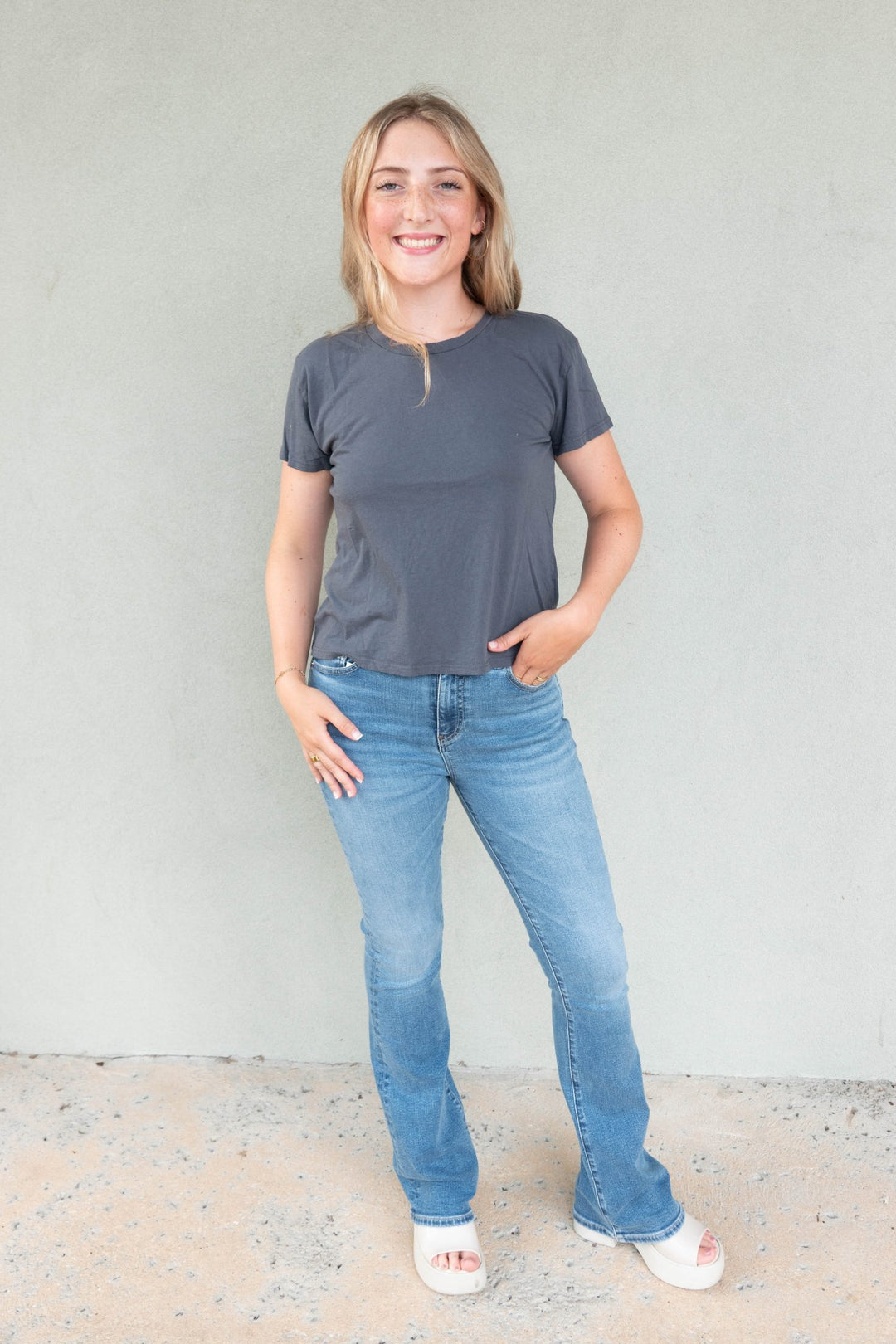 Harley Boxy Crew Tee - Turbulance - Jaffi&