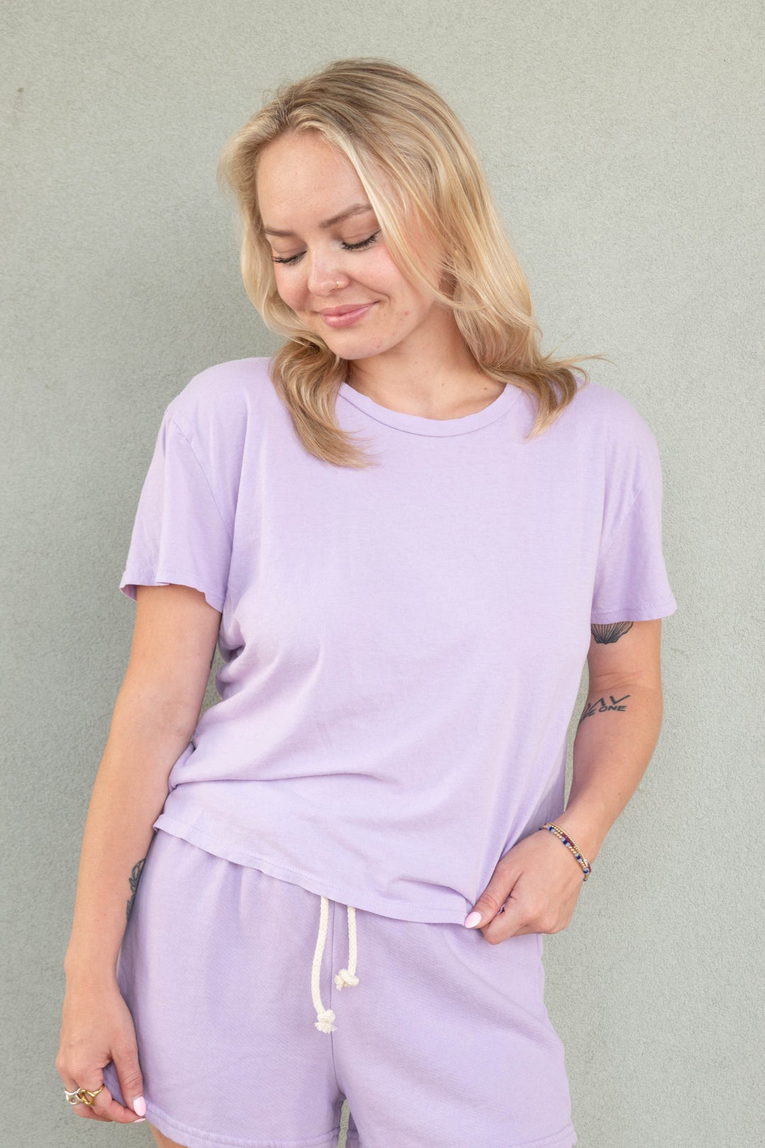 Harley Boxy Crew Tee - Ultraviolet - Jaffi's