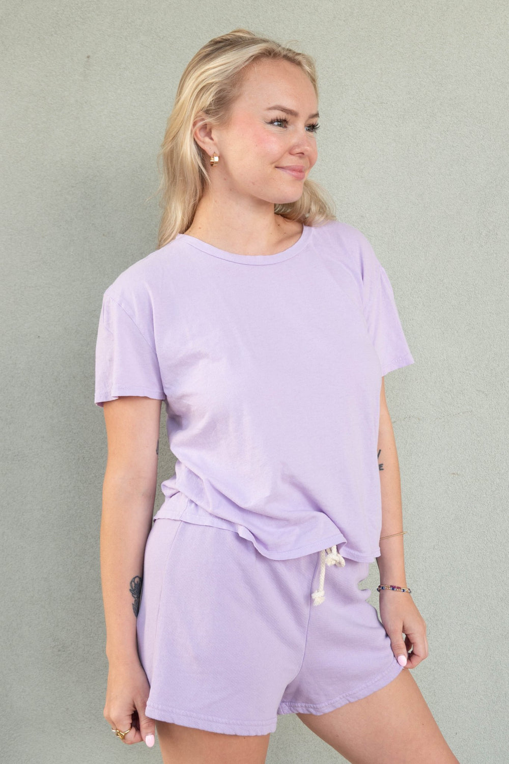 Harley Boxy Crew Tee - Ultraviolet - Jaffi's