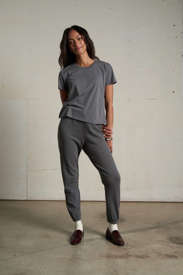 Harley Boxy Crew Tee - Charcoal