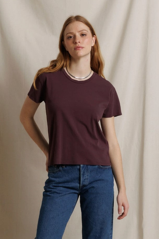 Harley Boxy Crew Tee - Cherry Lacquer