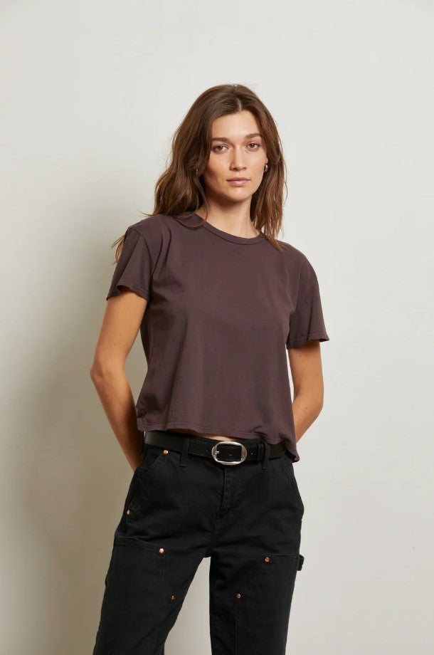 Harley Boxy Crew Tee - Cocoa Powder