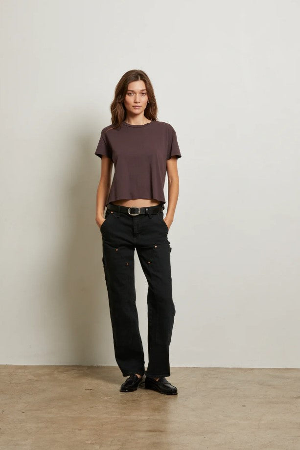 Harley Boxy Crew Tee - Cocoa Powder