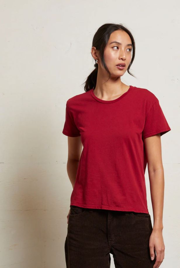Harley Boxy Crew Tee - Maple