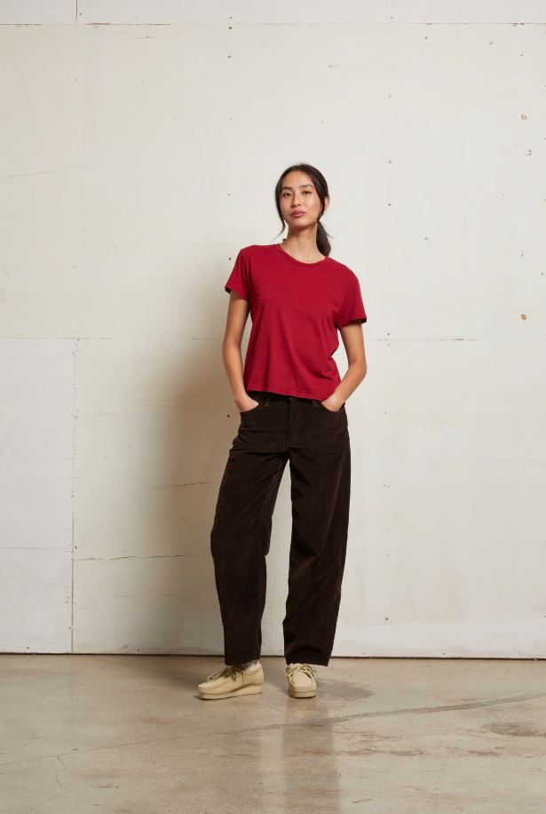 Harley Boxy Crew Tee - Maple