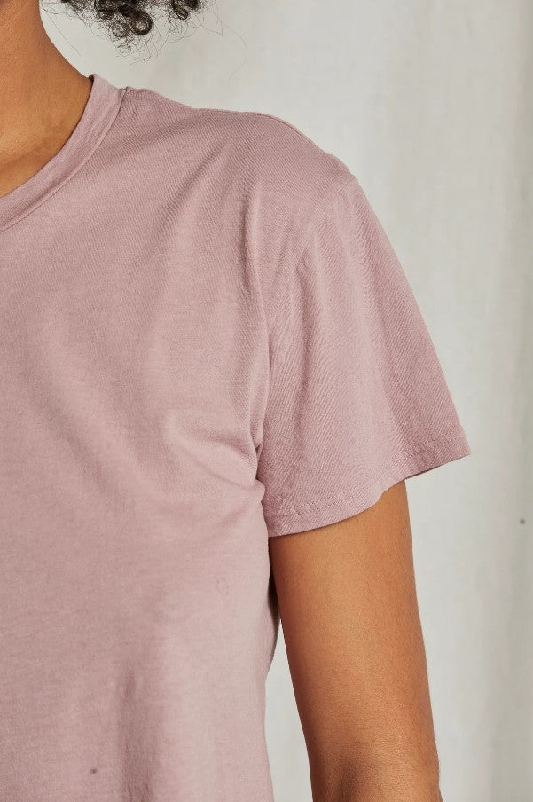 Harley Boxy Crew Tee - Mauve