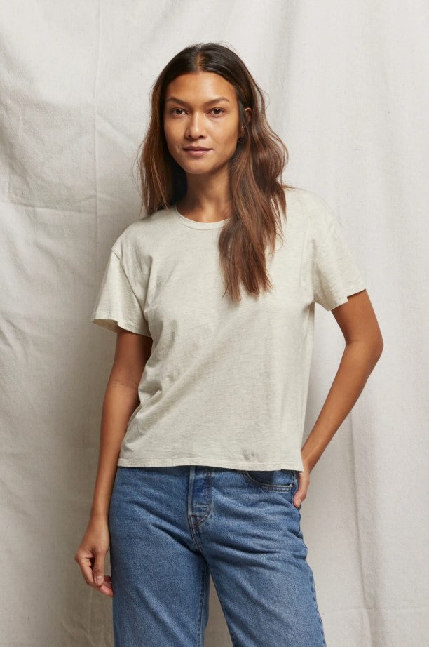 Harley Boxy Crew Tee - Oatmeal