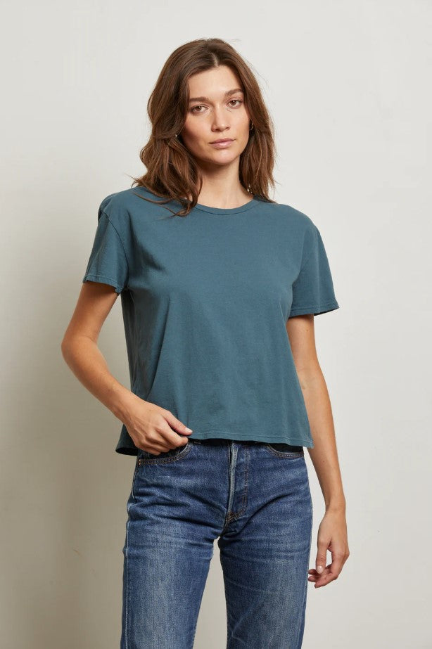 Harley Boxy Crew Tee - Slate