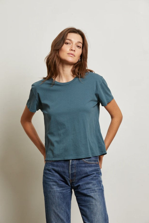 Harley Boxy Crew Tee - Slate