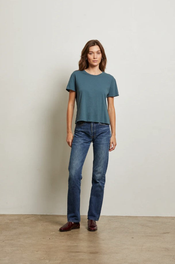 Harley Boxy Crew Tee - Slate