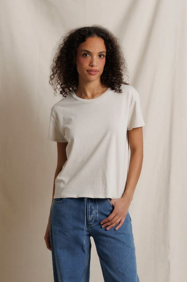 Harley Boxy Crew Tee - Whitecap Grey