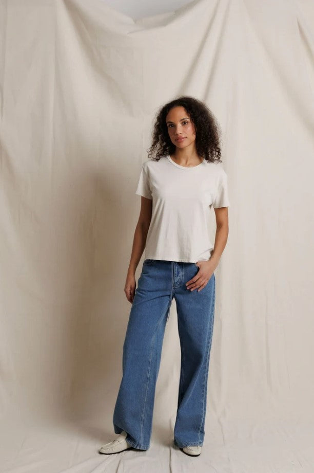 Harley Boxy Crew Tee - Whitecap Grey