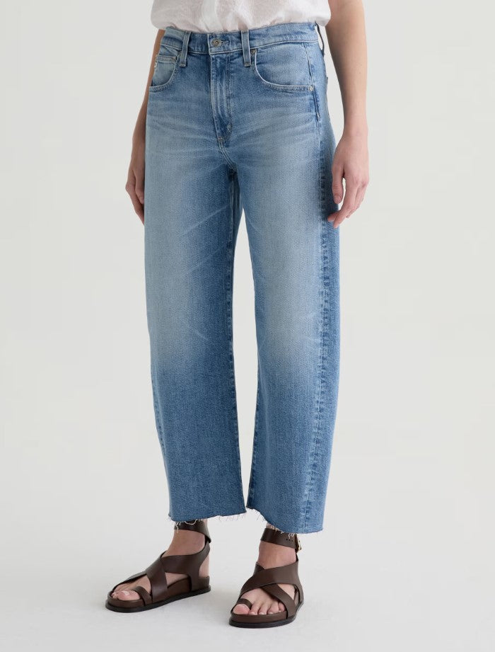 Hattie High Rise Barrel Crop - Helios