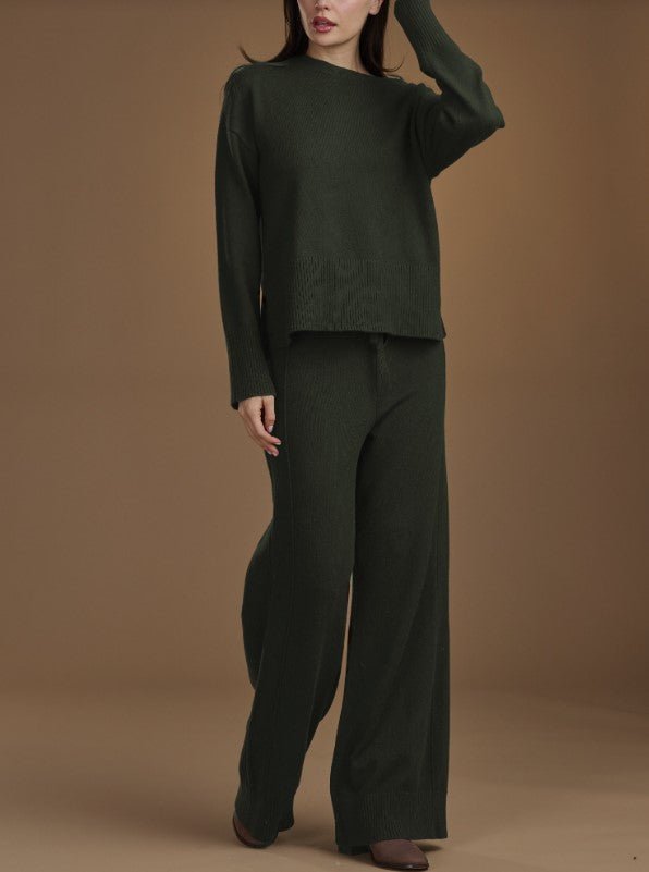 Haven Sweater Pant - Pine - Jaffi's