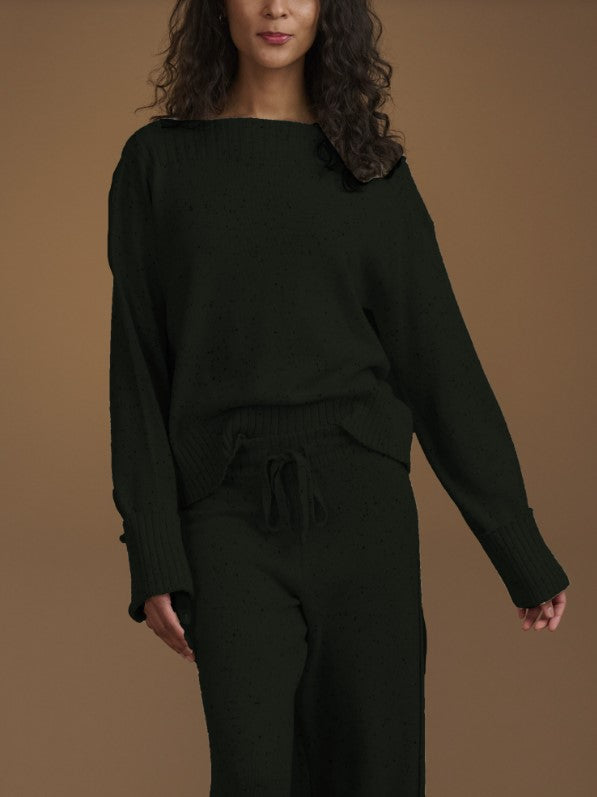 Haven Boat Neck Sweater - Pine